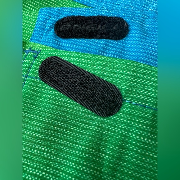 O'neill Hyperfreak Shorts Size 33 Lacefront Colorblock Printed Swimwear - Picture 6 of 10